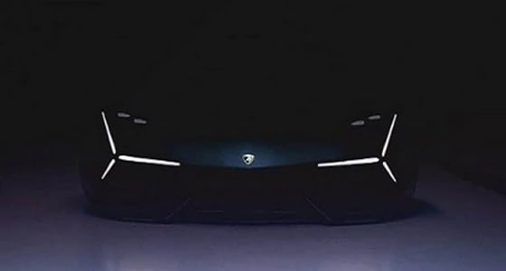 صورة تشويقية لموديل تجريبي من ﻻمبورجيني بمﻻمح خليفة أفينتادور