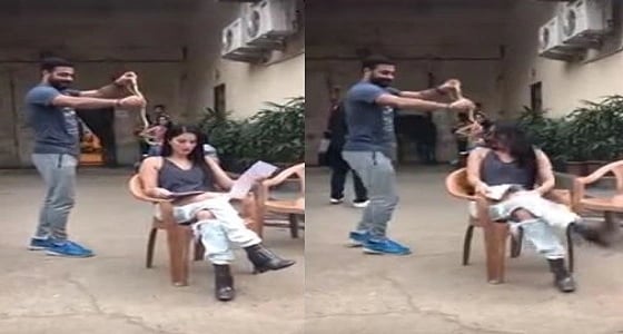 بالفيديو.. رد فعل صادم لفتاة حسناء نفذ شقيقها بها مقلب مرعب