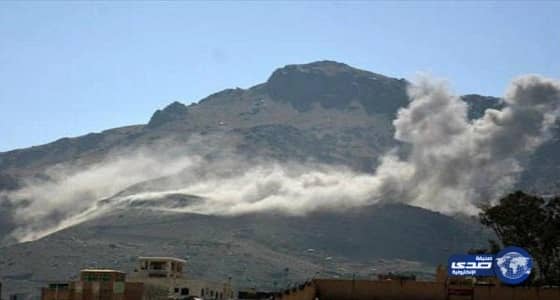 التحالف يدمر مخزنا لأسلحة الحوثيين والمخلوع شمال غربي اليمن