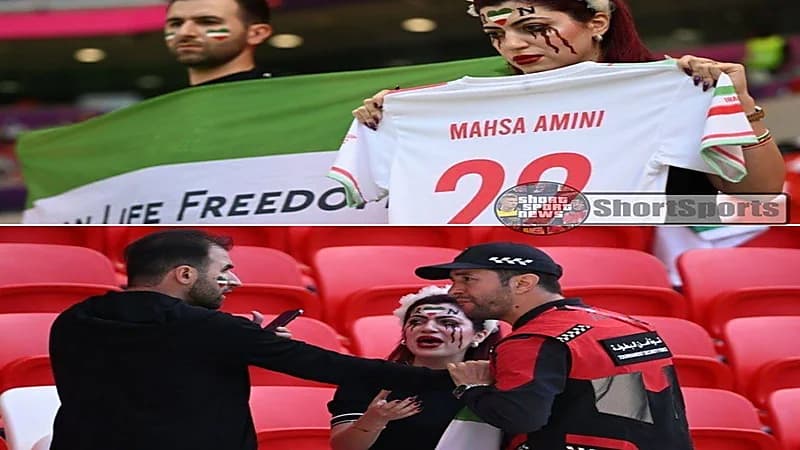 بالفيديو والصور.. شرطة قطر تتعاون مع الضباط الإيرانيين لإبعاد الجماهير الإيرانية المنتفضة!