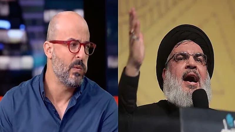 مذيع لبناني يفتح النار على نصر الله ويضرب أكاذيبه عن المملكة بوجهه