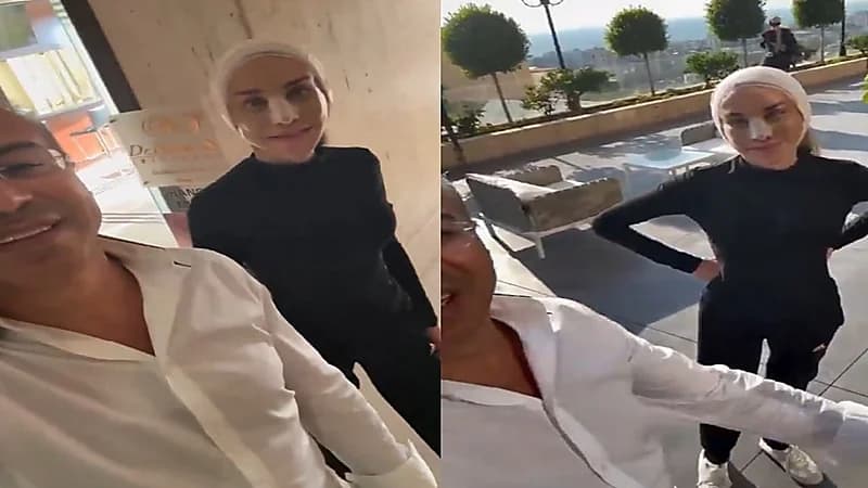 نادر صعب يستعرض نتائج عمليات التجميل التي أجراها لريهام سعيد.. فيديو