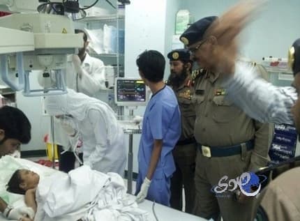 الدفاع المدني بالحناكية ينقذ طفلة سقطت في بئر عميق