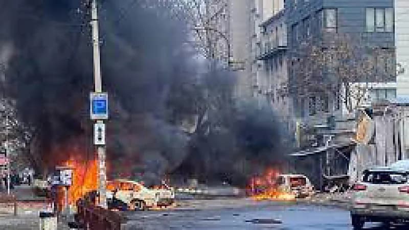 مصرع شخص وإصابة 6 آخرون بقصف صاروخي أوكراني