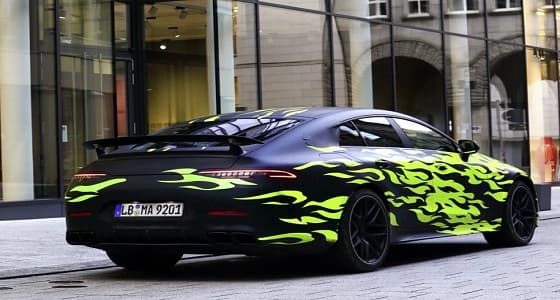 بالصور.. اختبارات كثيفة لسيارة AMG GT ذات الأربعة أبواب من مرسيدس