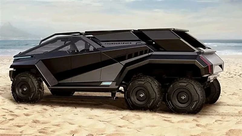 أبرز مواصفات شاحنة ثاندرك ترك الكهربائية