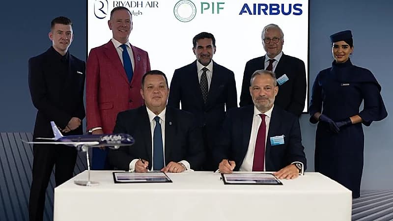 طيران الرياض يعلن عن شراء 50 طائرة إيرباص من طراز A350-1000