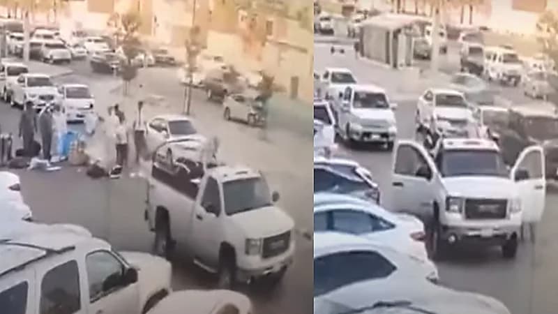 مواطن ينقذ موقف سيارات من كارثة محققة بالرياض