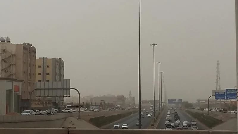 "الأرصاد": رياح نشطة وسحب رعدية علي المدينة المنورة