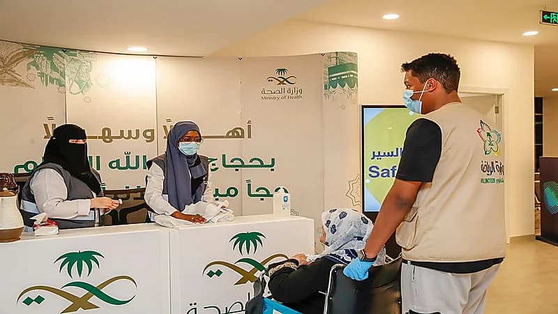 الجهات الحكومية والفرق التطوعية تواصل تقديم خدماتها لضيوف الرحمن القادمين عبر منفذ حالة عمار