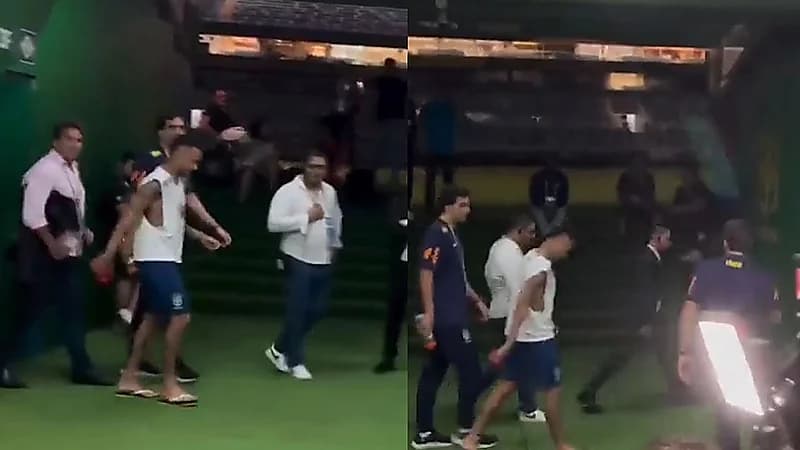 نيمار يتألم من الإصابة التي تعرض لها في مباراة البرازيل وفنزويلا .. فيديو