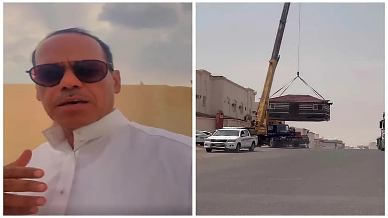 مواطن ينصح بعدم إنشاء بيت شعر فوق سطح المنزل لهذه الأسباب .. فيديو