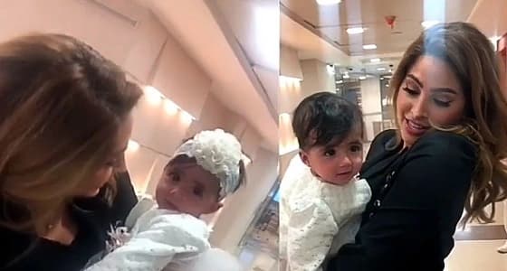 بالفيديو.. فوز الفهد تداعب خلود الصغيرة والأخيرة تكشر في وجهها