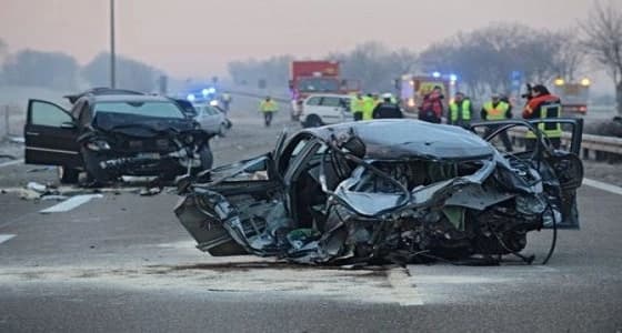 مصرع 10 أشخاص فى حادث مرورى بالمكسيك