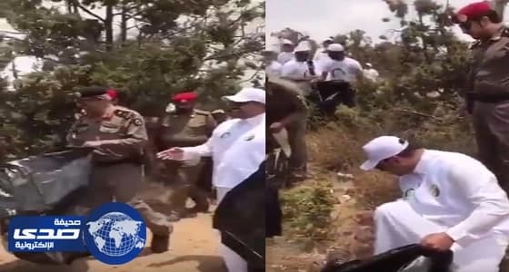 بالفيديو.. رد فعل الأمير منصور بن مقرن على إلقاء الطعام في المتنزهات