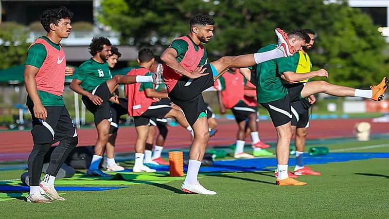 شاهد.. المران الأول للأخضر الأولمبي في طوكيو