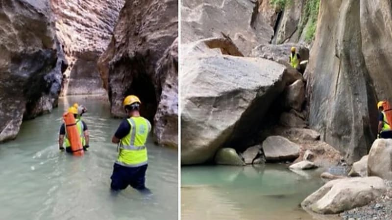 مدني الريث ينقذ مواطنا سقط في وادي لجب أثناء تنزهه