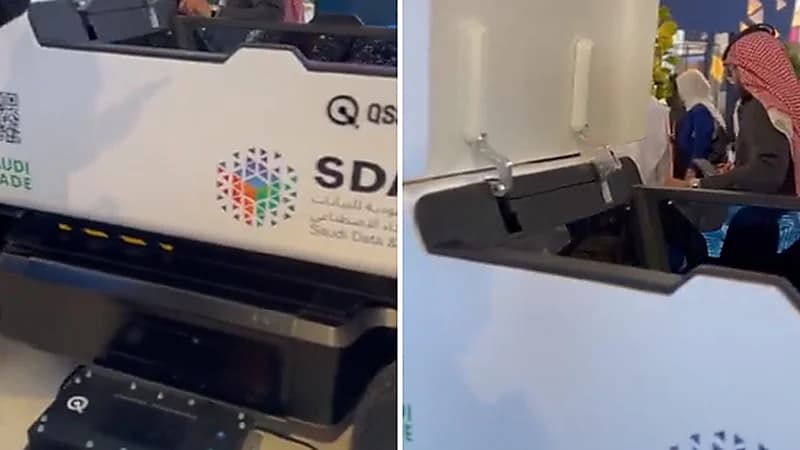 بالفيديو .. "سدايا" تتبنى روبوت لمراقبة المدن الذكية والمحميات