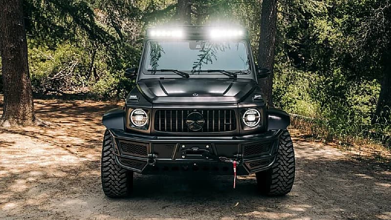 مرسيدس جي كلاس الجديدة تتحول لشاحنة للطرق الوعرة - صور