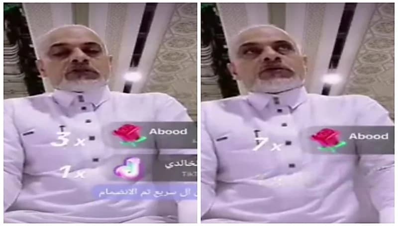 رجل يوثق صلاته ببث مباشر عبر تيك توك يثير ضجة.. فيديو
