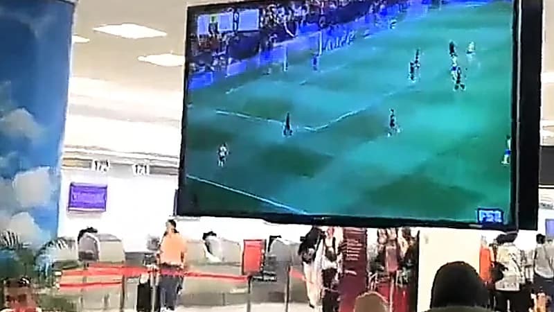 عرض مباريات دوري روشن في مطار ميامي  .. فيديو