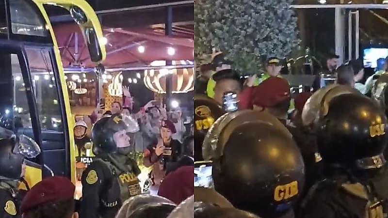 الجماهير تهتف باسم الأسطورة نيمار لحظة وصوله إلى البيرو   ..  فيديو