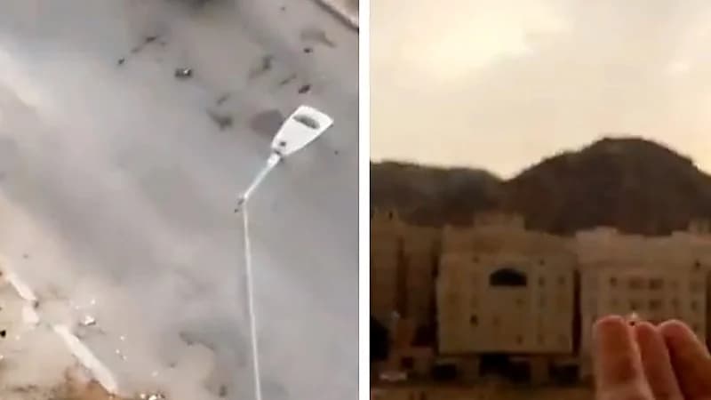 شاب يوثق تغير الطقس بشكل مفاجئ .. فيديو