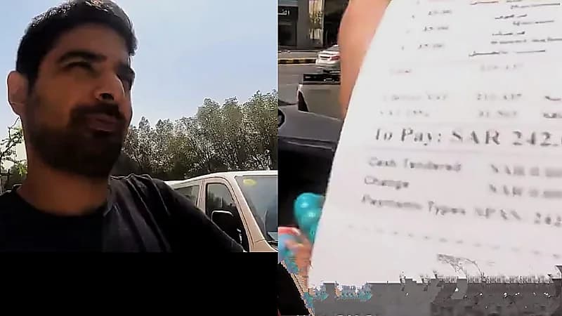 تركي يعبر عن سعادته بعد أن دفع مواطن حساب طعامه .. فيديو