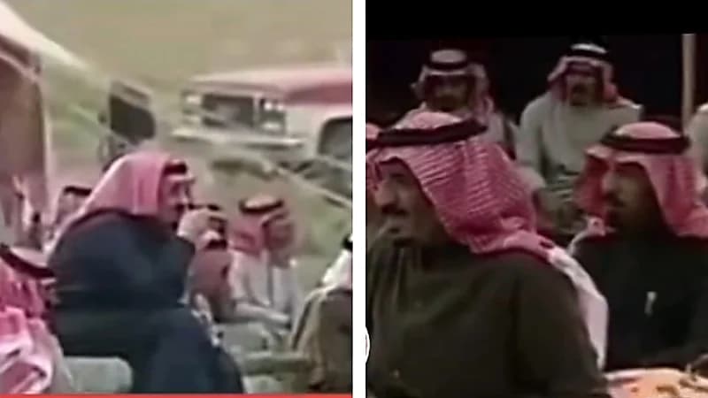 كشتة برية للملك فهد والملك سلمان بحفر الباطن قبل 37 عامًا .. فيديو