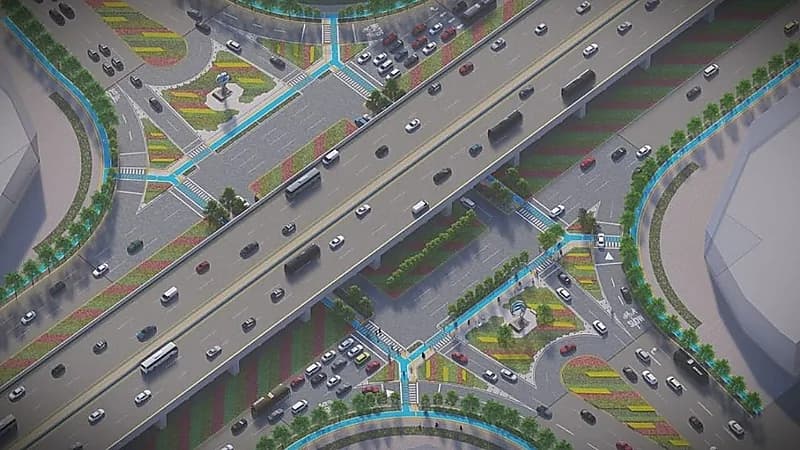 تطوير تقاطع طريق المطار مع طريق الملك عبدالله في المدينة المنورة