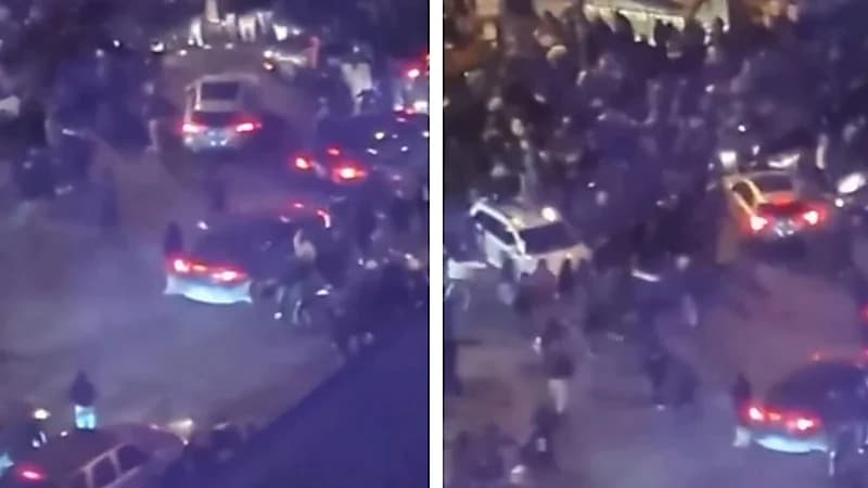 مشهد مروع لسائق يدهس مجموعة من مشجعي كرة القدم في أمريكا.. فيديو