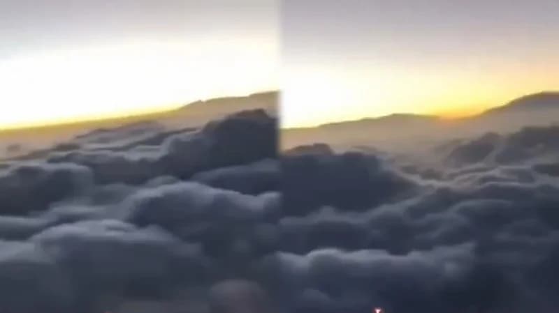 طيار يفطر فوق سماء الرياض ويتفاجئ بعدم غروب الشمس .. فيديو