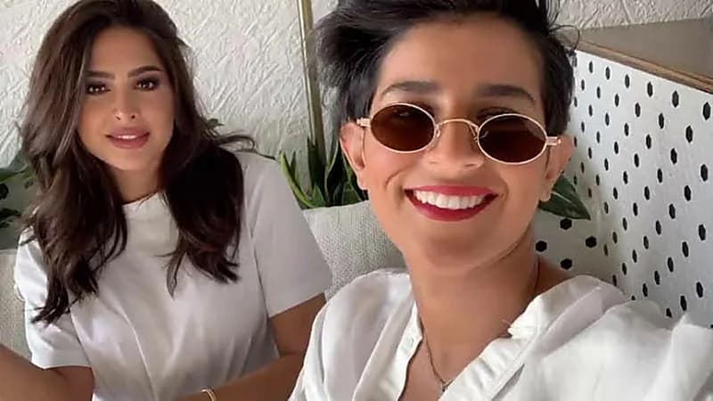 فوز الفهد تمازح نورة العميري في العيد: "الحلا وينه ما شفته " (فيديو)