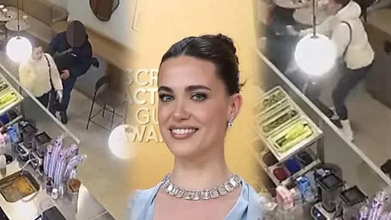 جنيفيف شينور تتصدى لسارق هاتفها بشجاعة داخل مقهى .. فيديو