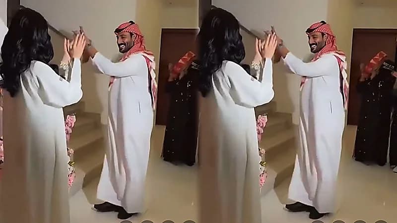 سعيد الزهراني يحتفل بخروج زوجته صالحة من المستشفى ..فيديو