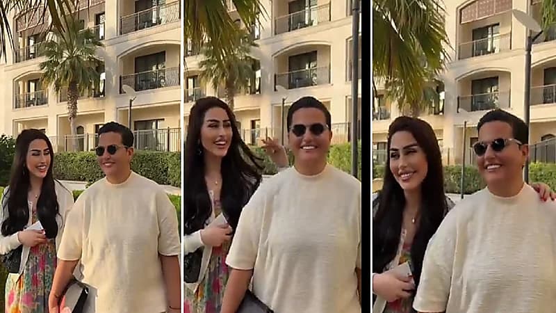 شمة حمدان برفقة شقيقتها مزنة في آخر ظهور.. فيديو