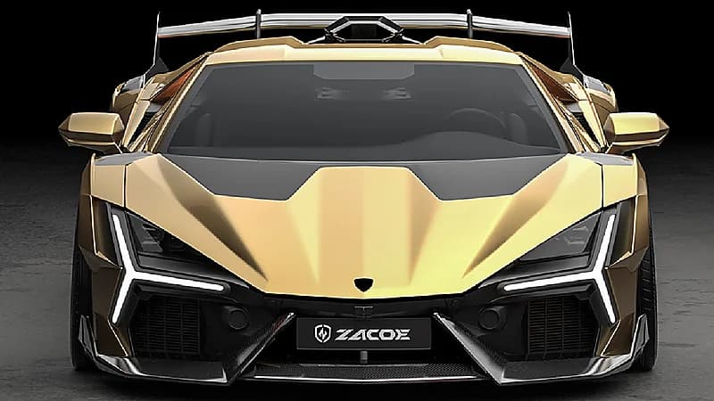 طرح سيارة لامبورجيني بتعديلات جديدة