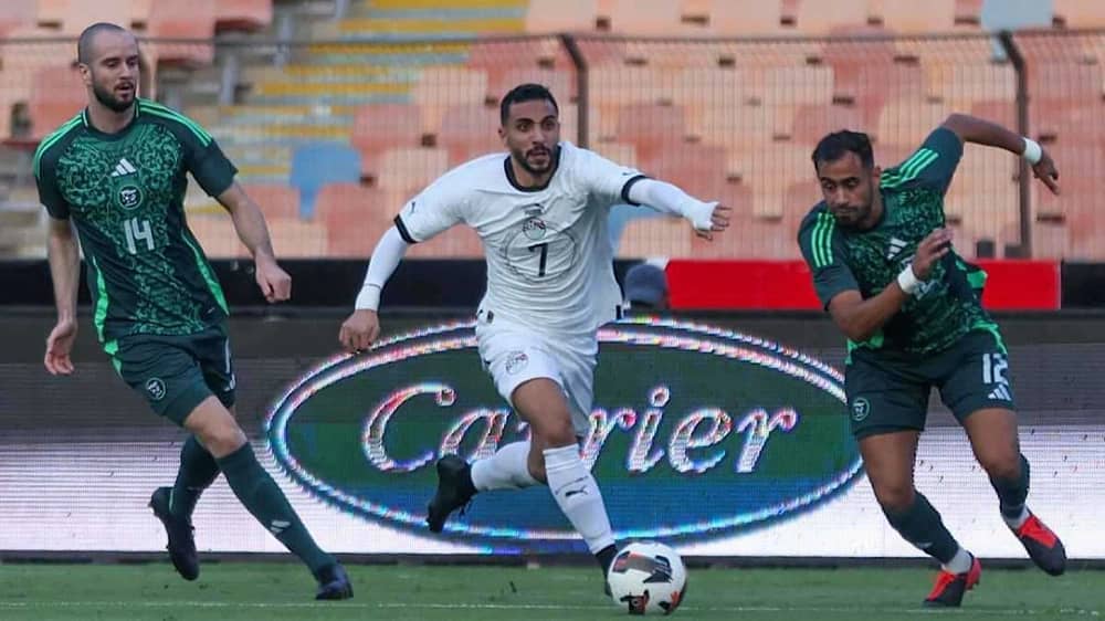 التعادل السلبي يحسم لقاء مصر (ب) والجزائر
