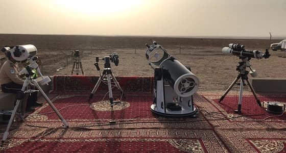 " مرصد حوطة سدير " ينهي استعداداته لتحري هلال رمضان