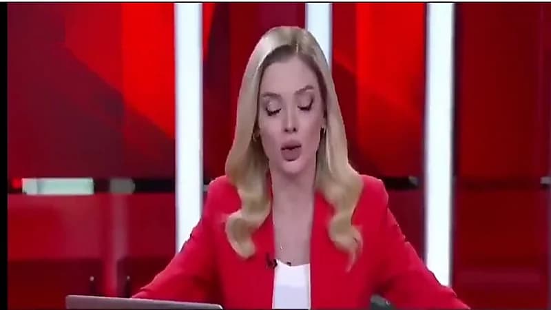 مذيعة CNN التركية ترتجف على الهواء لحظة زلزال إسطنبول.. فيديو
