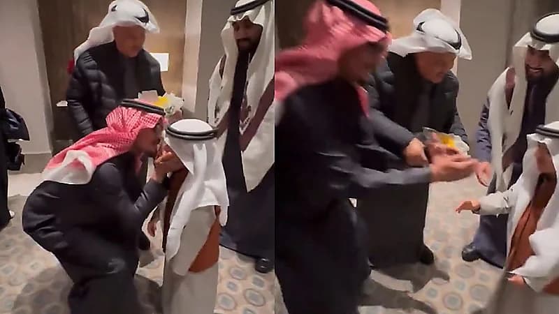 هكذا استقبل رابح صقر أصغر معجبيه.. فيديو