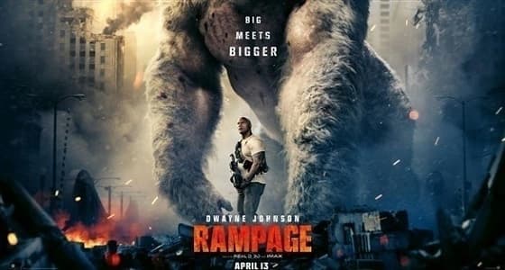 " رامبيدج " فيلم المغامرة الأكثر تحقيقا للإيرادات في أمريكا الشمالية