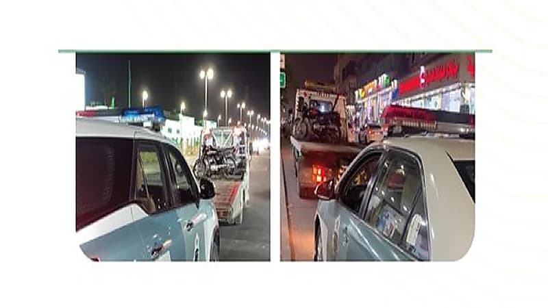 المرور يضبط 382 دراجة آلية مخالفة