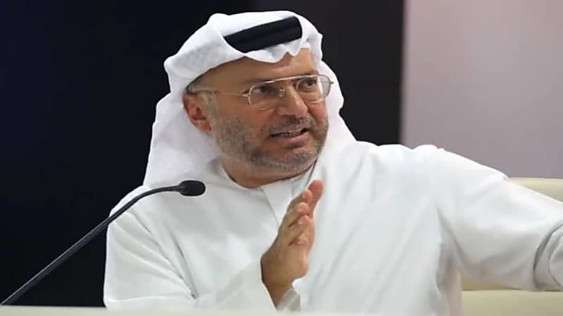 قرقاش يعلق على زيارة أردوغان للإمارات والمملكة