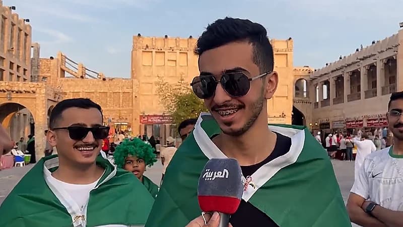 شاهد .. أهزوجة سعودية جديدة قبيل مواجهة المكسيك