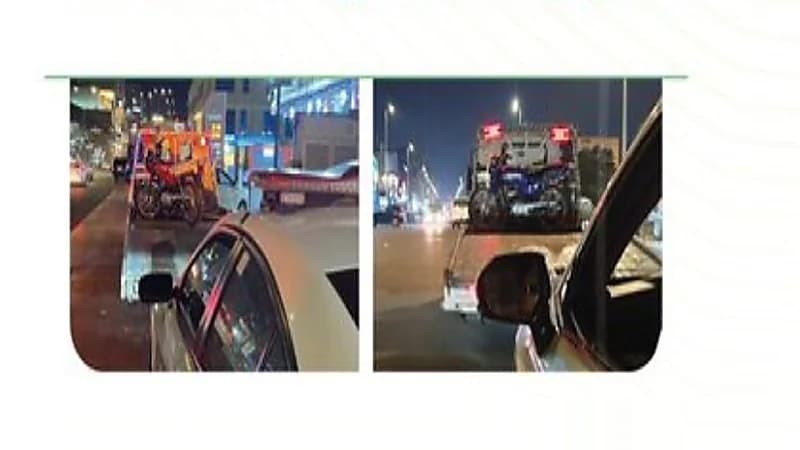 المرور يضبط 402 دراجات آلية مخالفة
