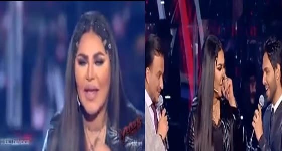 بالفيديو..أحلام تنهمر في البكاء على مسرح " ذا فويس "